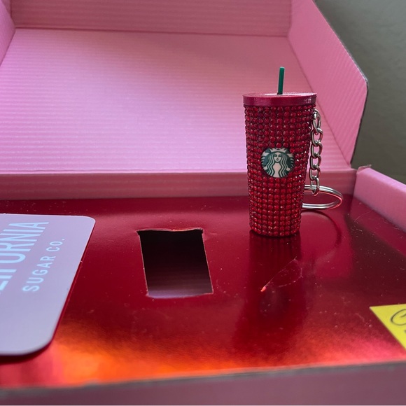 Limited Edition Starbucks Rhinestone Keychain - Picture 5 of 6